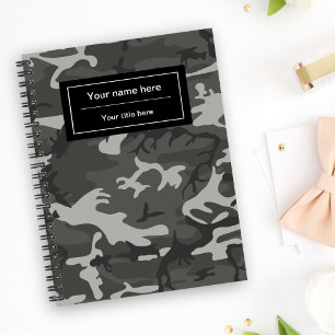 Cuaderno Camo gris, Camuflaje, Militar, Ejército