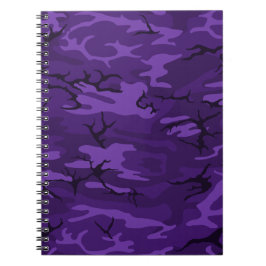 Cuaderno Camo morado oscuro