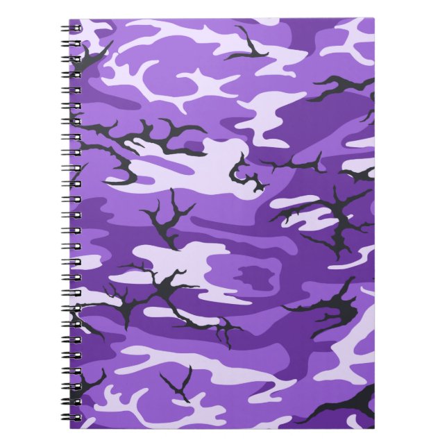 Cuaderno Camo púrpura (Frente)