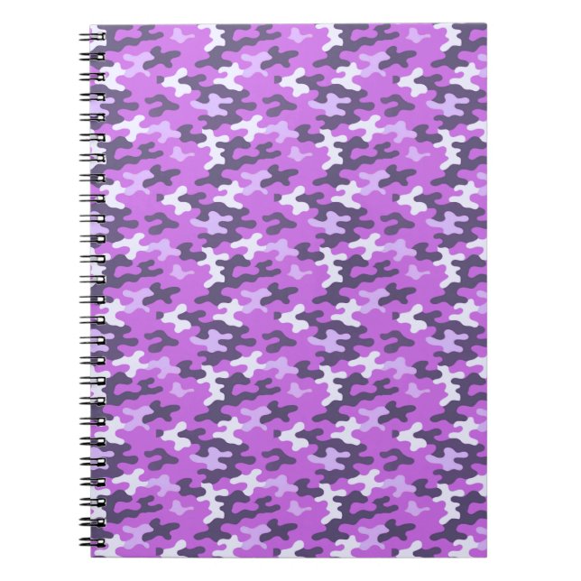 Cuaderno Camo Púrpura (Frente)