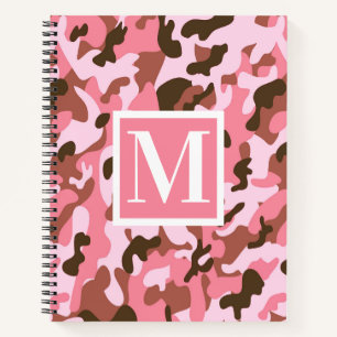 Cuaderno Camo rosa