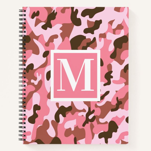 Cuaderno Camo rosa (Anverso)