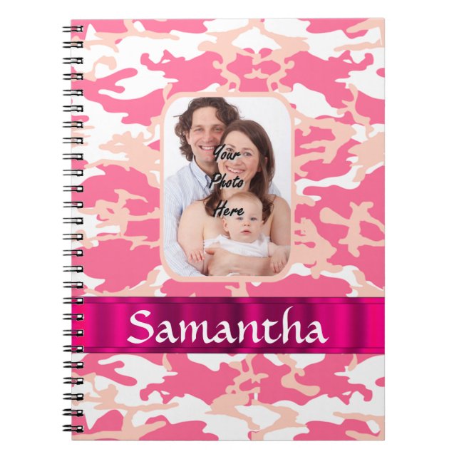 Cuaderno Camo rosa (Frente)