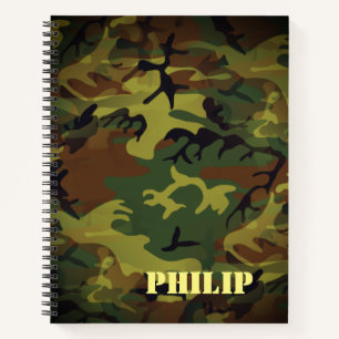Cuaderno Camo verde