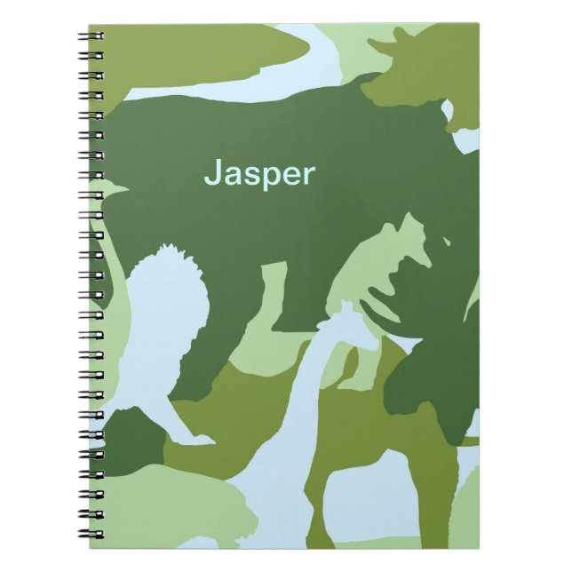 Cuaderno Camouflage dieren kladblok (Frente)