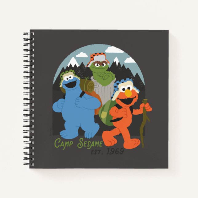 Cuaderno Camp Plaza Sésamo EST. 1969 (Anverso)