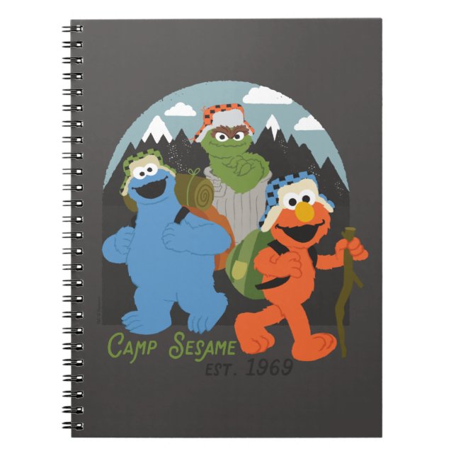 Cuaderno Camp Sesame Street EST. 1969 (Frente)