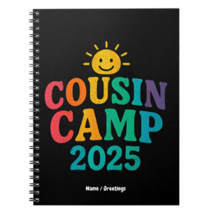 Cuaderno Campamento de Primos 2025 Campamento de divertidos