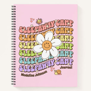 Cuaderno Campamento de verano personalizado lindo para adol