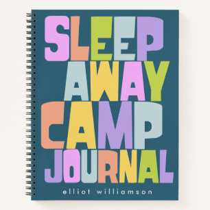 Cuaderno Campamento de verano personalizado para campistas
