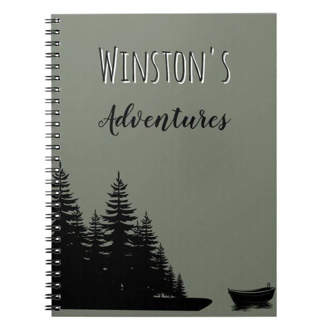 Cuaderno Campamento de Viajero Personalizado  (Frente)