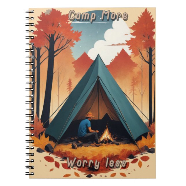 Cuaderno Campamento más, preocupación menos (Frente)