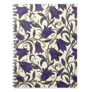 Cuaderno Campanilla de Flor Silvestre Patrón