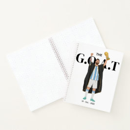 Cuaderno Campeón de la Copa Mundial de Messi 