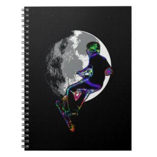 Cuaderno Campeón Scooter iluminado por la luna - Arte Scoot