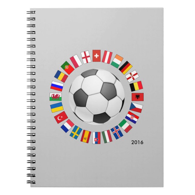 Cuaderno Campeonato Europeo de Fútbol 2016 (Frente)