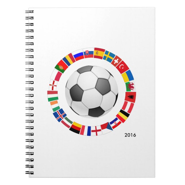 Cuaderno Campeonato Europeo de Fútbol 2016 (Frente)