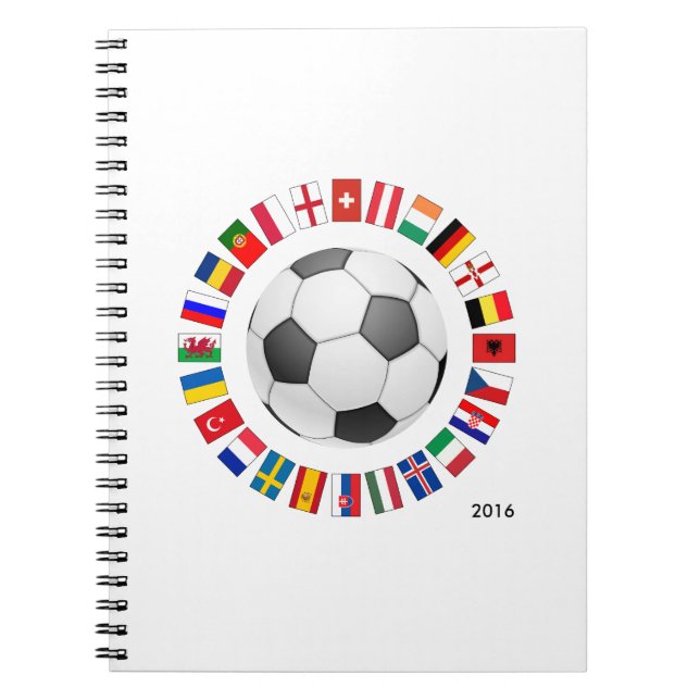 Cuaderno Campeonato Europeo de Fútbol 2016 (Frente)