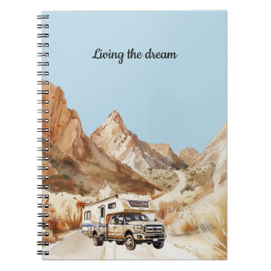 Cuaderno Camper Adventure Living the dream