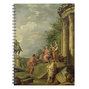 Cuaderno Campesinos entre las ruinas romanas, 1743 (aceite