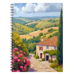 Cuaderno Campiña italiana   Viñedo Aquarela Viajes