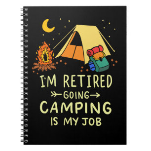 Cuaderno Camping Camper Retirement Camper