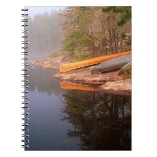 Cuaderno Camping del canoa brumoso, Lago Kawnipi,