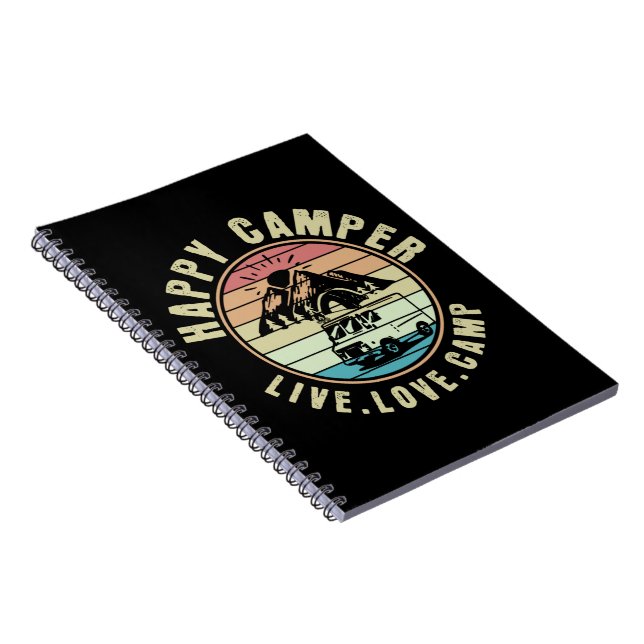 Cuaderno Camping - En vivo. Amor. Campo al aire libre (Lado Derecho)