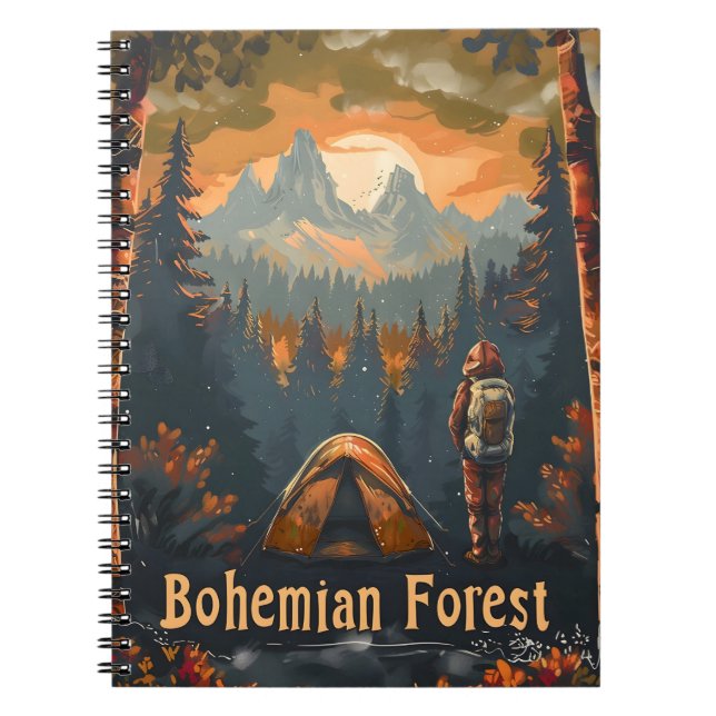 Cuaderno Camping forestal bohemio (Frente)