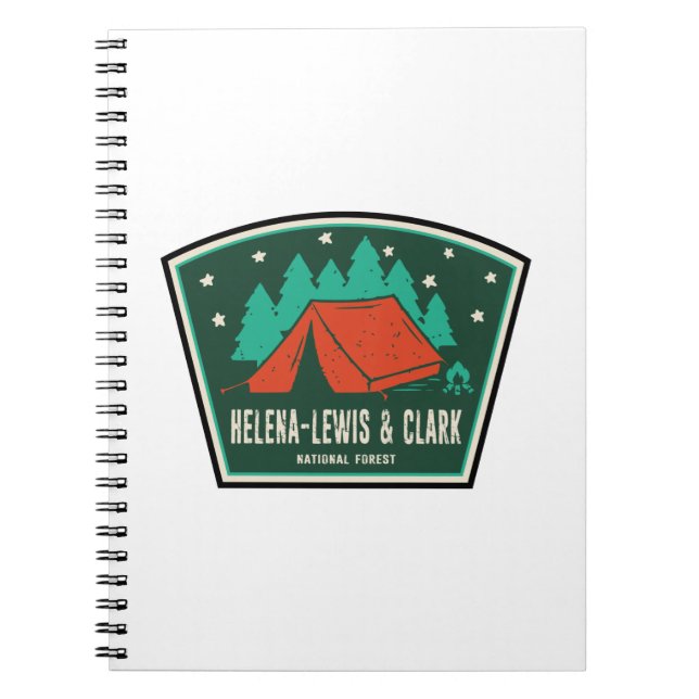 Cuaderno Camping Forestal Nacional Helena-Lewis y Clark (Frente)