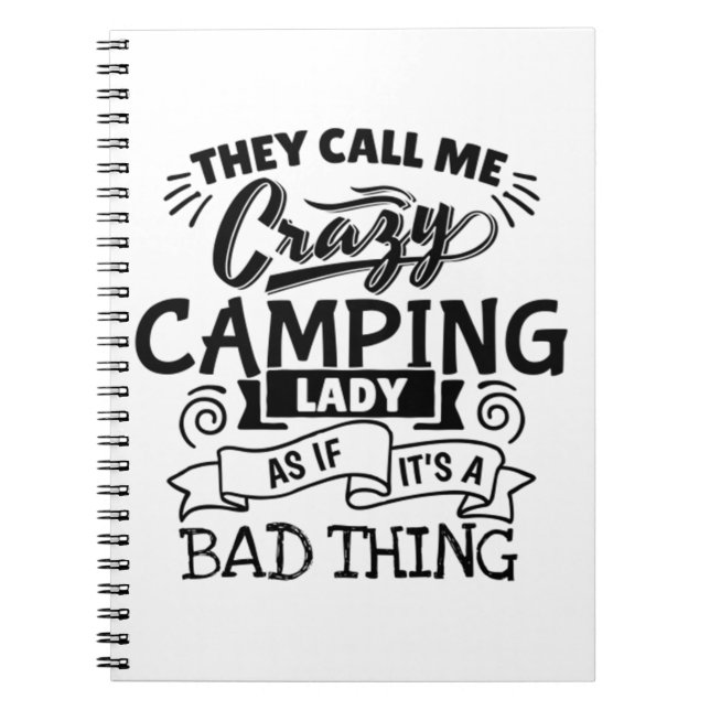 Cuaderno Camping Lady (Frente)