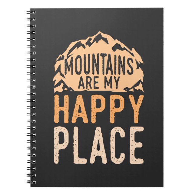 Cuaderno Camping - Regalos de las montañas del Camper (Frente)