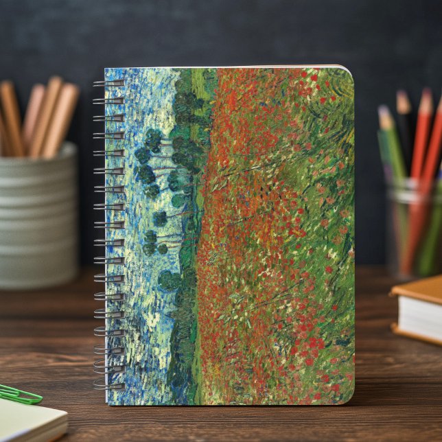 Cuaderno Campo de amapola por la receta de Vincent Van Gogh (Subido por el creador)