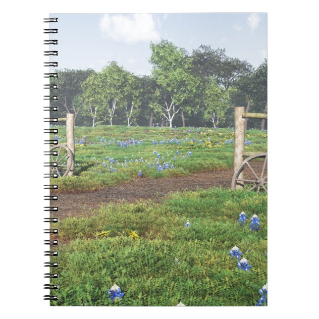 Cuaderno Campo de Bluebonnets (Frente)