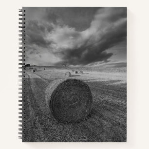 Cuaderno Campo de cebada de B&W