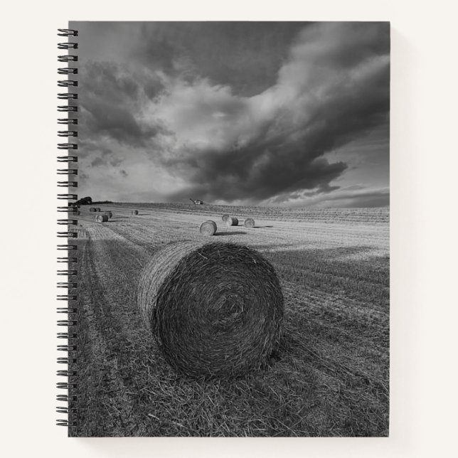 Cuaderno Campo de cebada de B&W (Anverso)