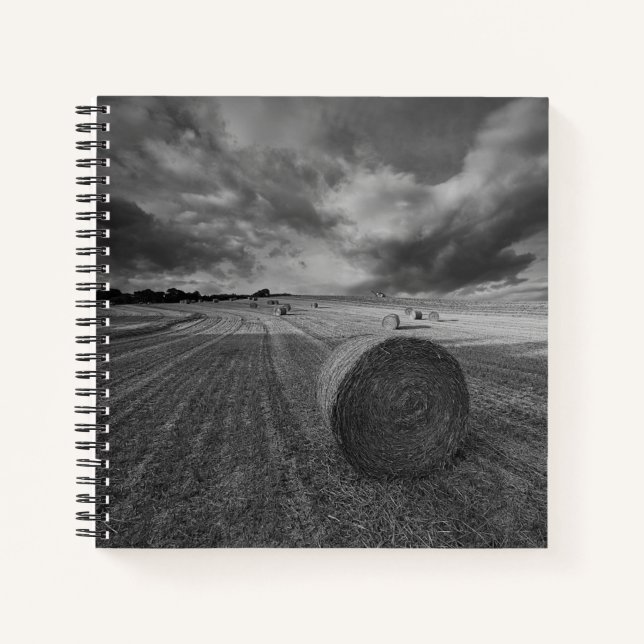 Cuaderno Campo de cebada de B&W (Anverso)