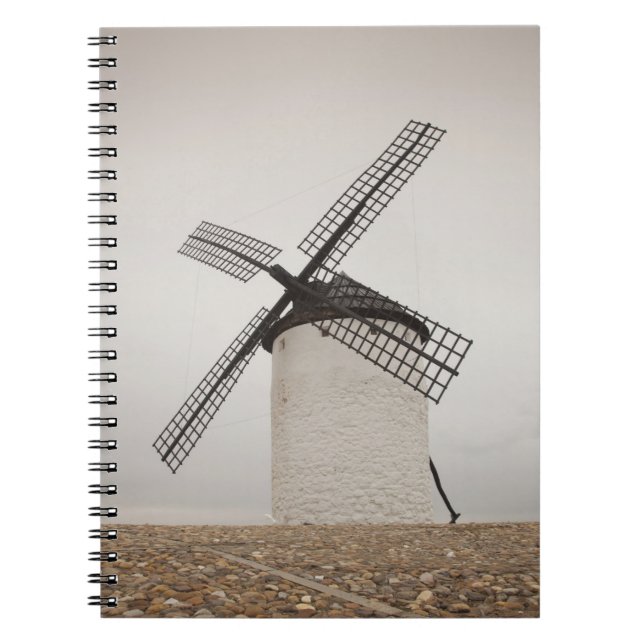 Cuaderno Campo de Criptana, antiguos molinos de viento de L (Frente)