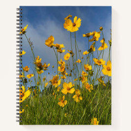 Cuaderno Campo de flores amarillas