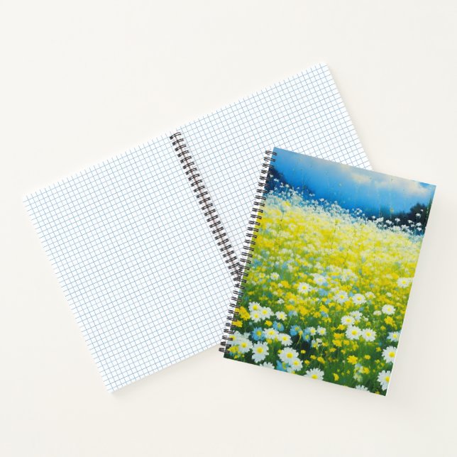 Cuaderno Campo de flores silvestres (Interior)