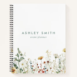 Cuaderno Campo de flores silvestres de verano