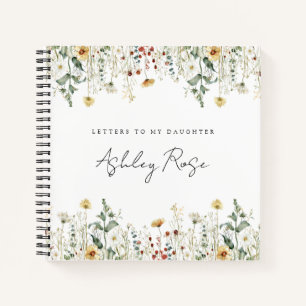 Cuaderno Campo de flores silvestres de verano, cartas a mi