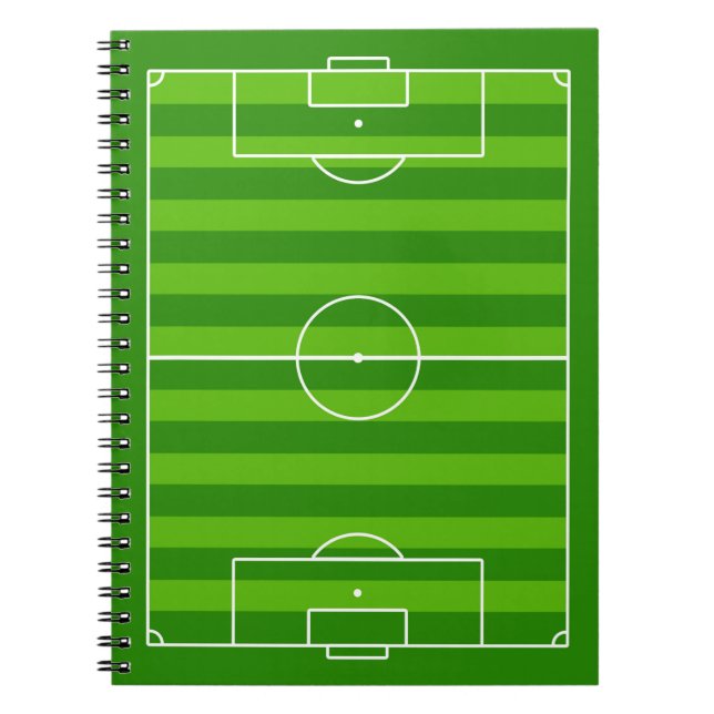 Cuaderno Campo de fútbol / Escuela de equipo deportivo de f (Frente)