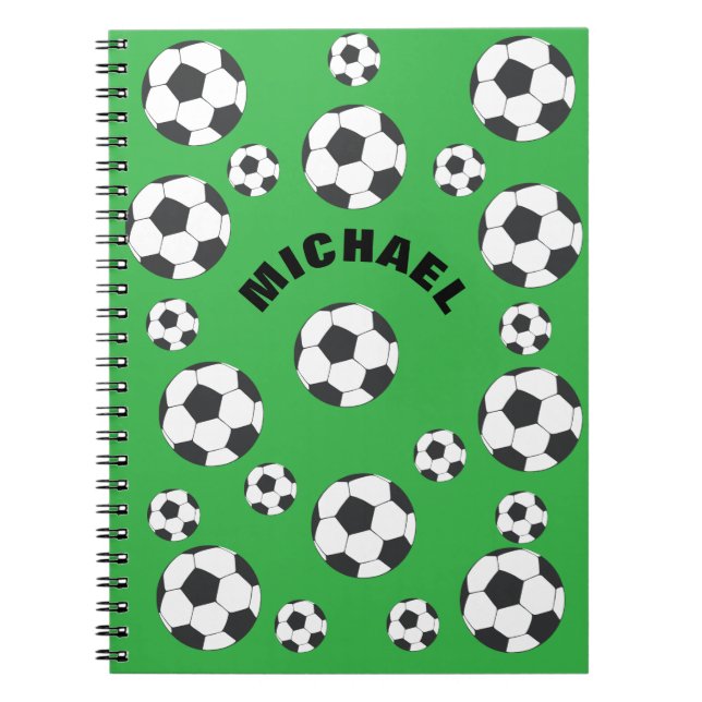 Cuaderno Campo de fútbol personalizado (Frente)