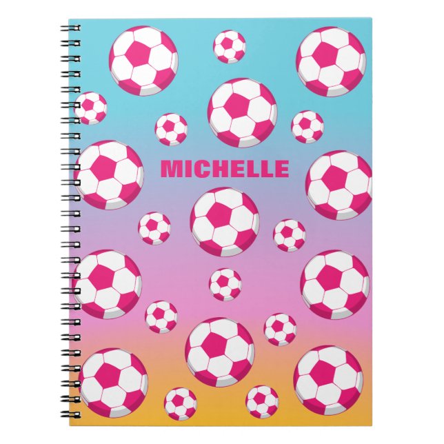 Cuaderno Campo de fútbol personalizado (Frente)