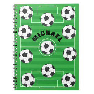 Cuaderno Campo de fútbol personalizado
