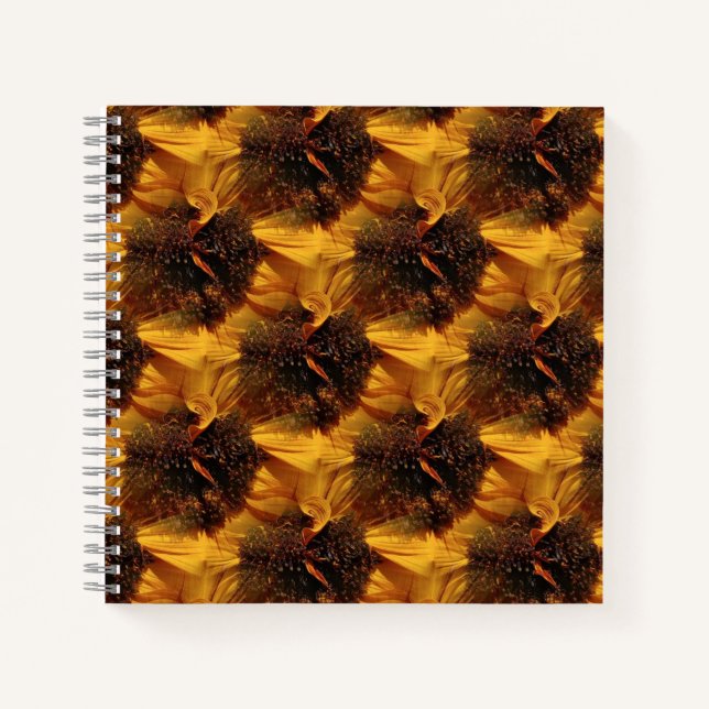 Cuaderno Campo de girasoles... (Anverso)