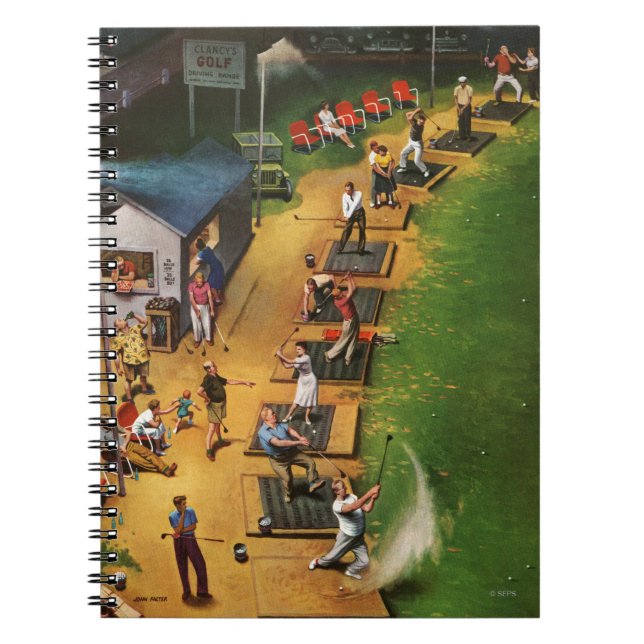Cuaderno Campo de golf de John Falter (Frente)