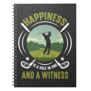 Cuaderno Campo de golf - Marido campeón de golf