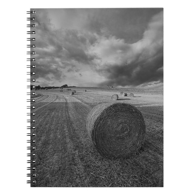 Cuaderno Campo de la cebada de B&W (Frente)